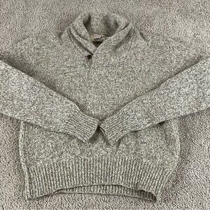 Winona Knits Sweater Pullover Mens Medium Shawl Collar Made USA Vintage R1